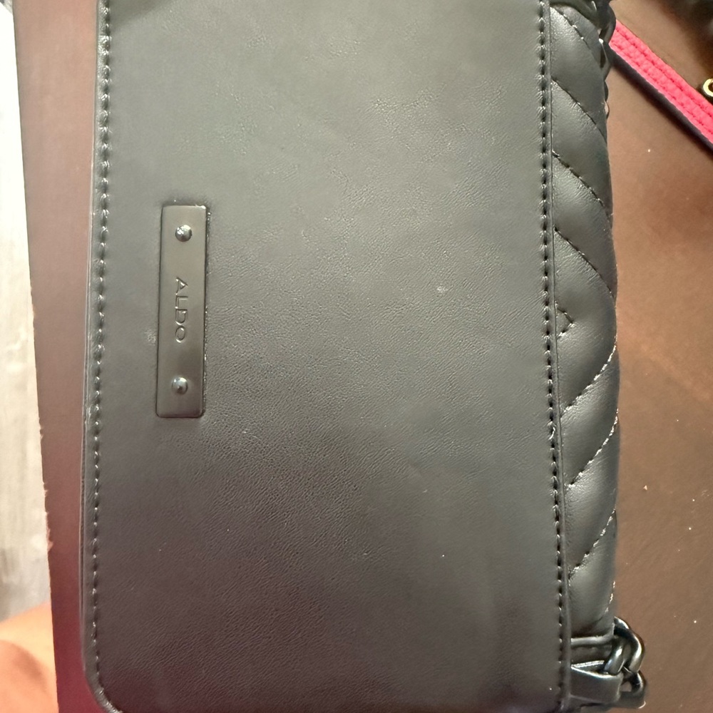 ALDO Elegant Black Quilted Shoulder Bag